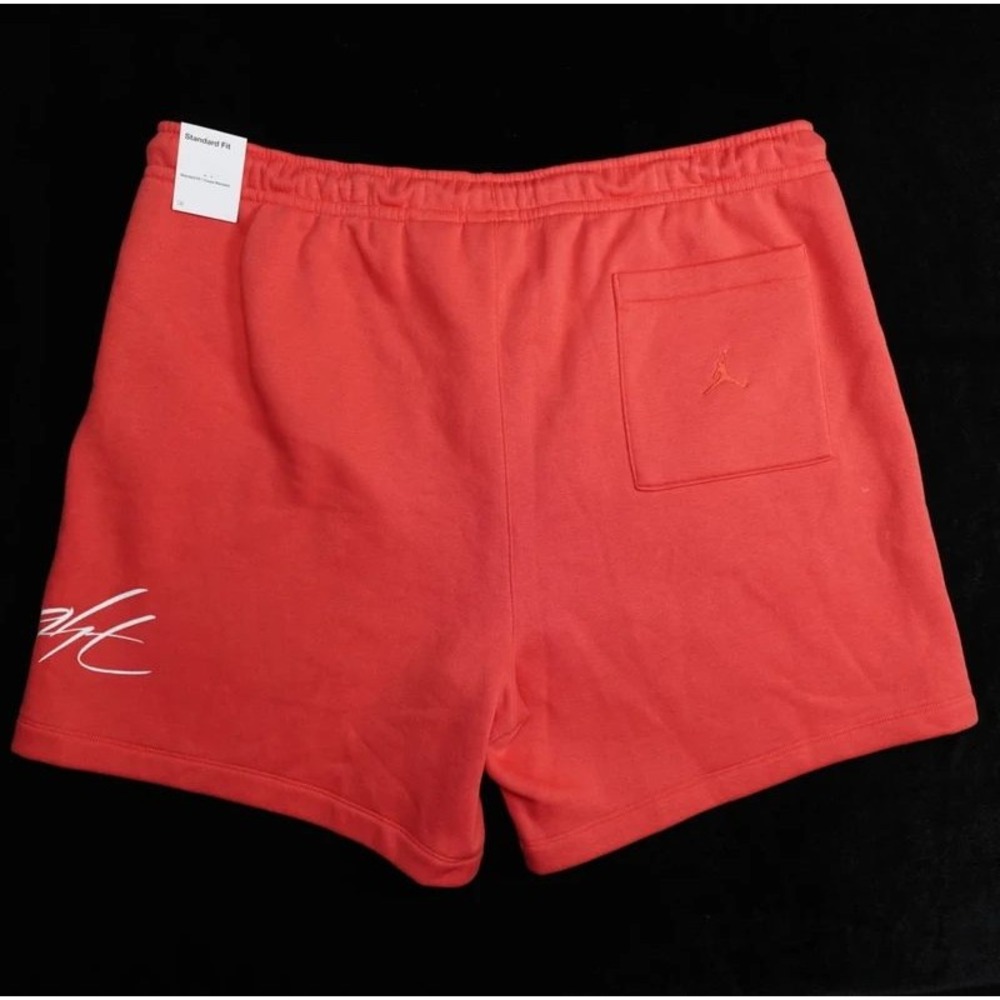Jordan Flight Fleece Shorts Standard Fit Red FN4535-604 3XL - Picture 2 of 12